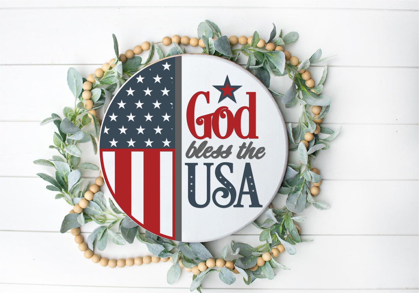 God bless the USA DIY sign