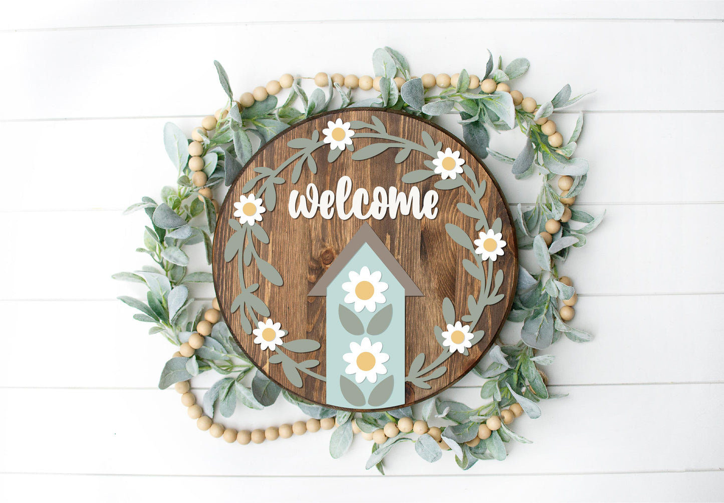 Welcome birdhouse sign