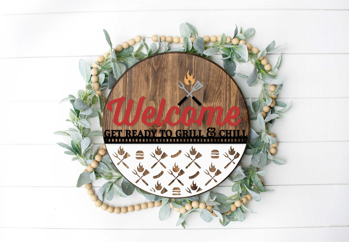 Welcome grilling sign
