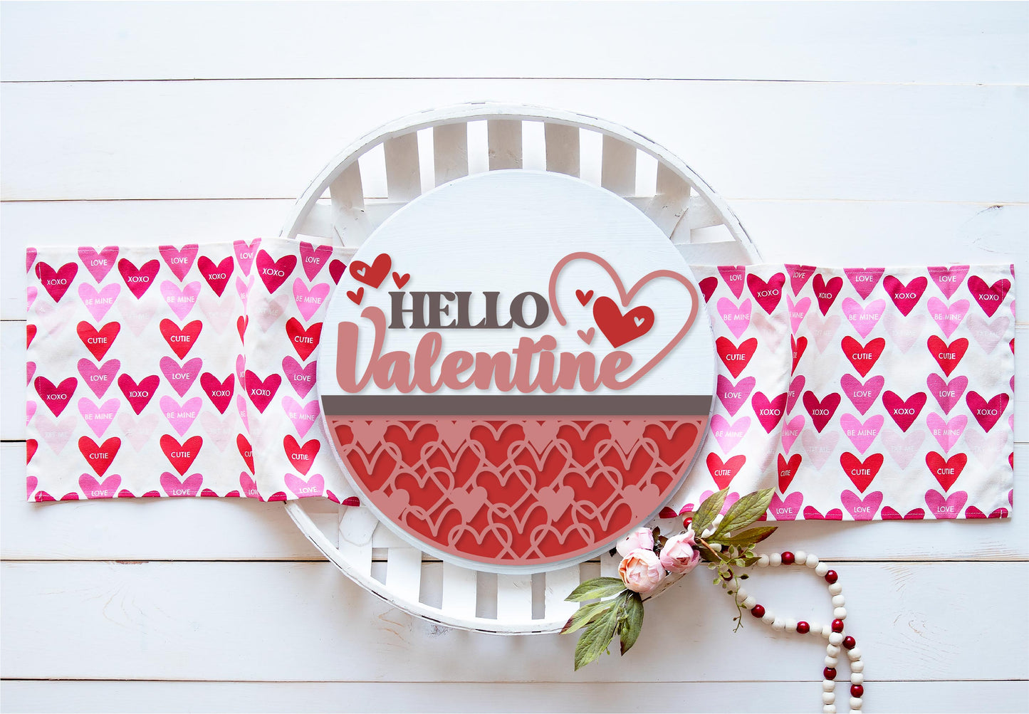 Hello Valentine sign