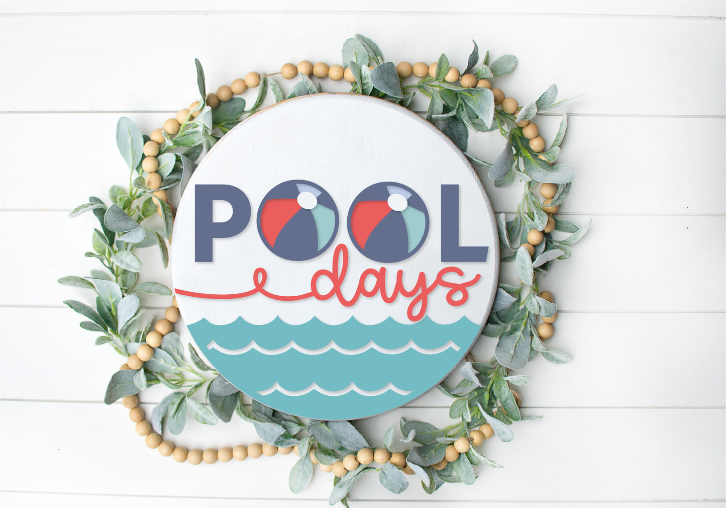 Pool days sign