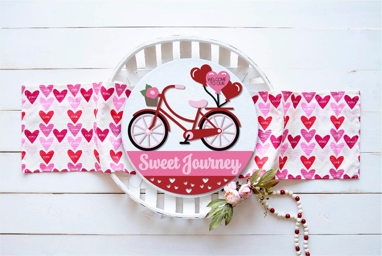Welcome to our Sweet Journey Valentine sign