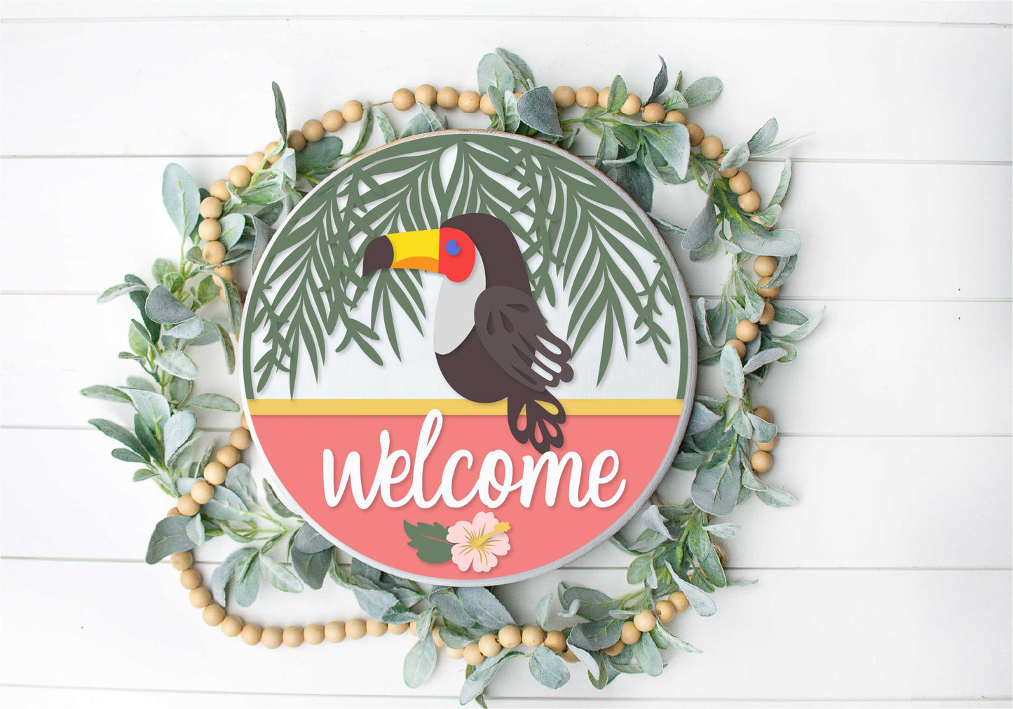 Toucan Welcome sign
