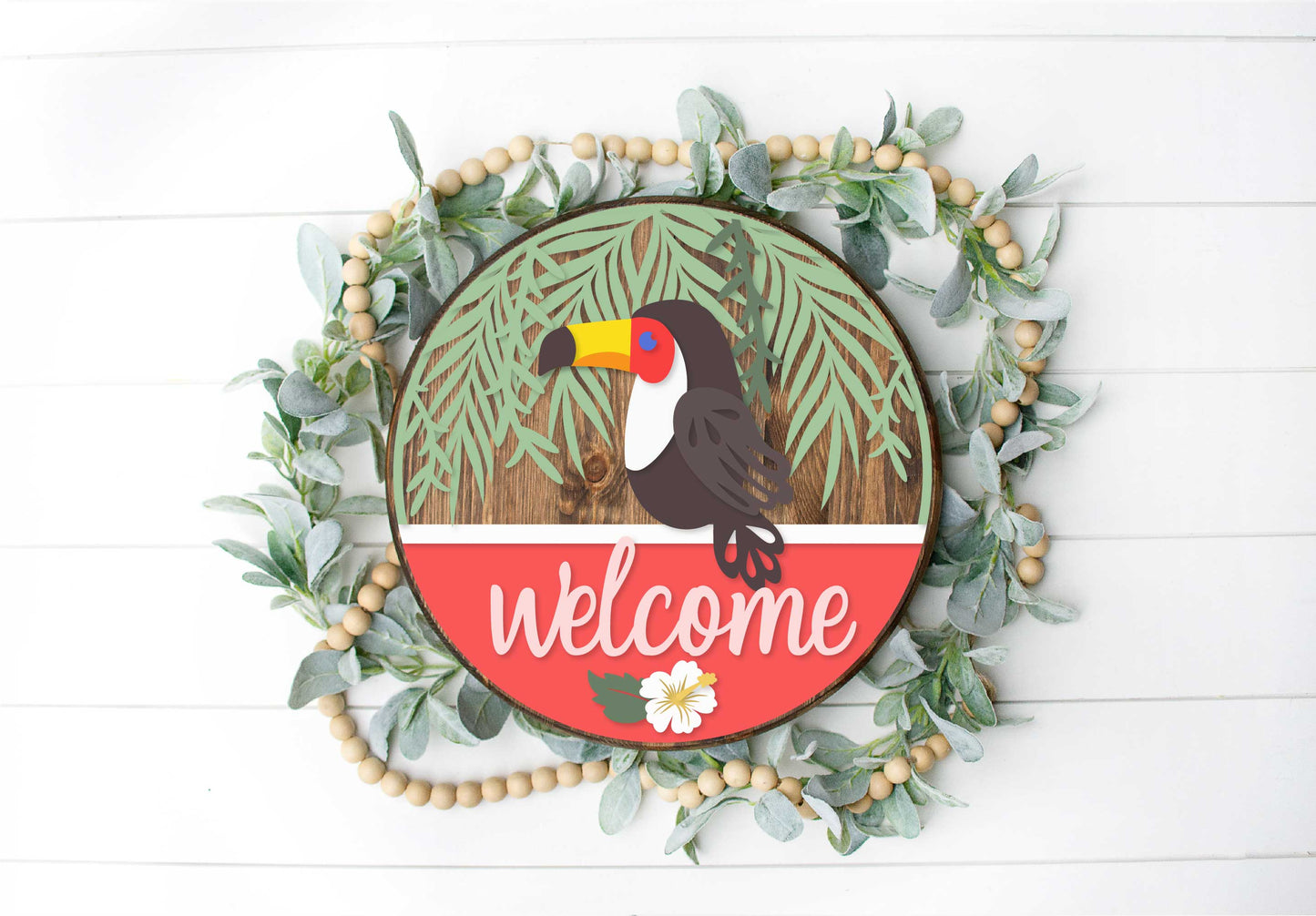 Toucan Welcome sign