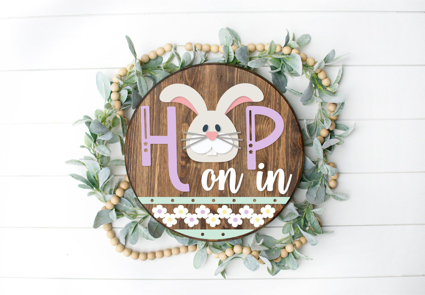 Easter Hop on in sign