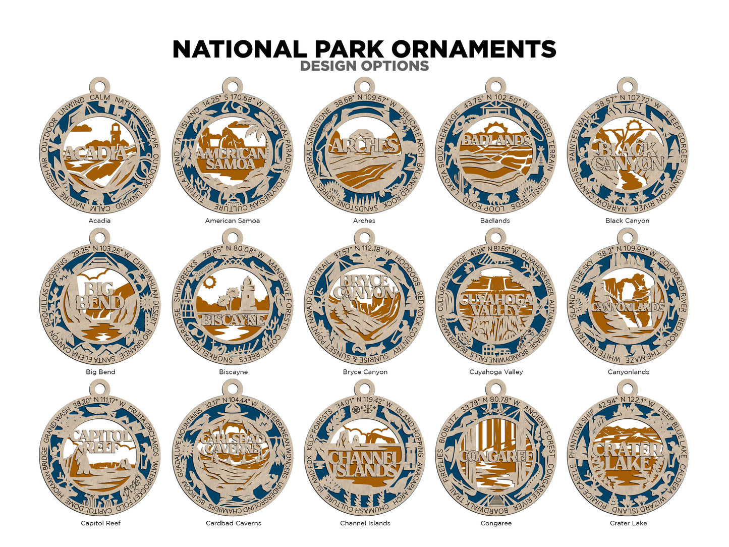 National Park ornament or magnet