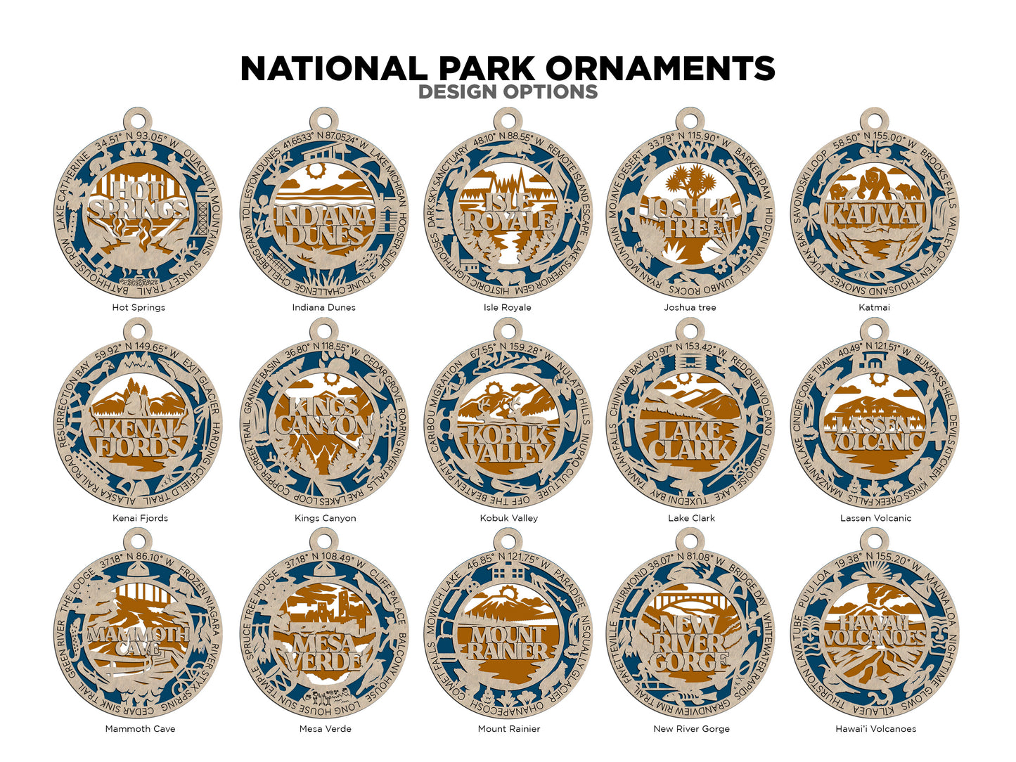 National Park ornament or magnet