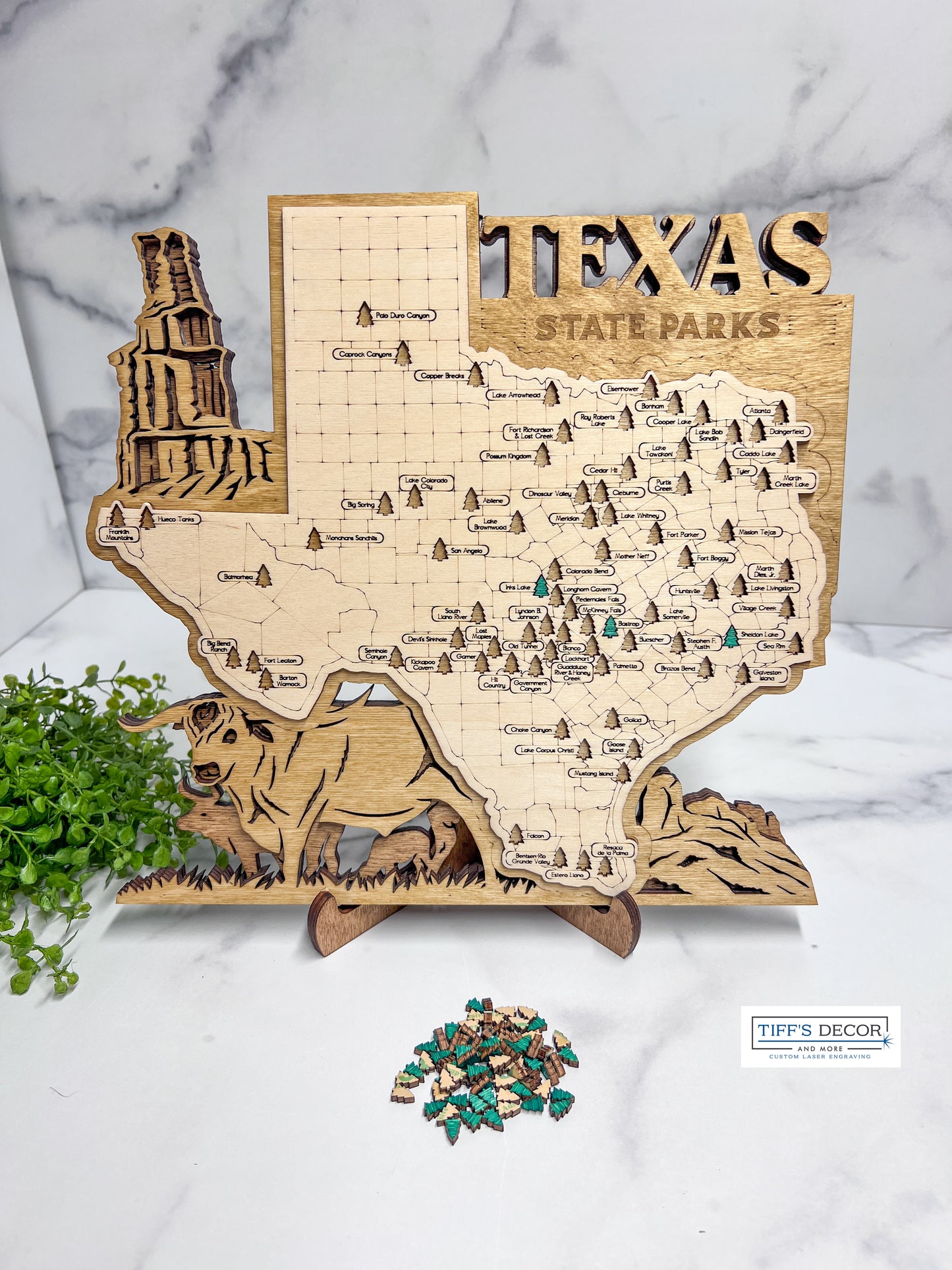 Texas State Parks Map Tracker