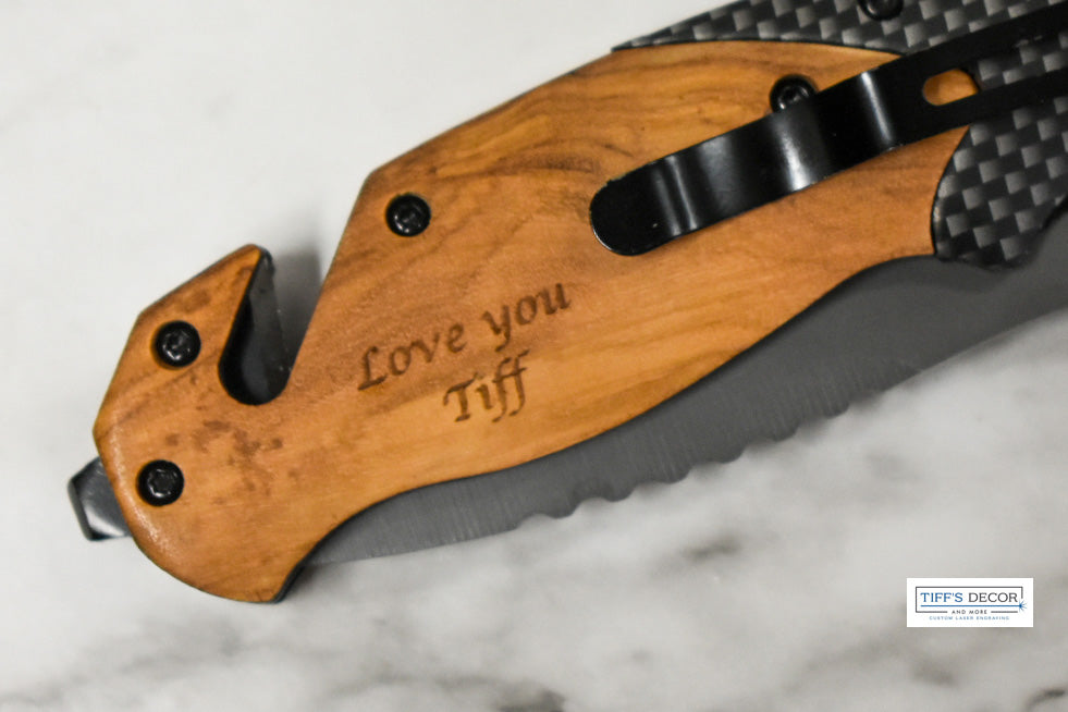 Personalized Browning style x50 survival knife