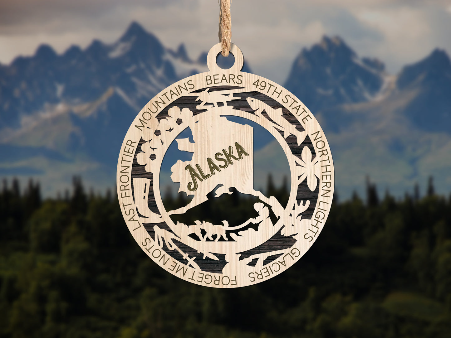 Alaska ornament