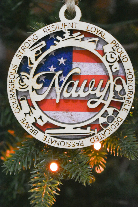Navy ornament