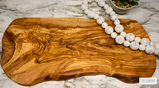 Olive wood cutting charcuterie board 17.5 inches