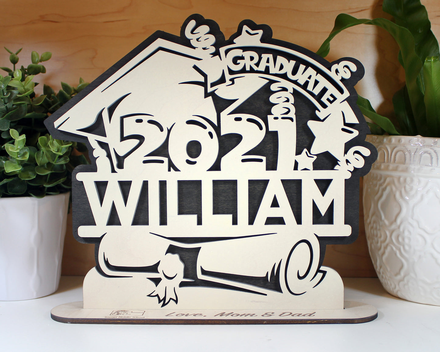 Personalized Graduation table top sign
