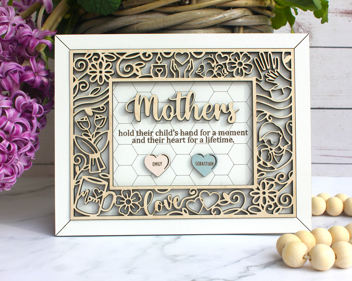 Personalized Mother's day sign