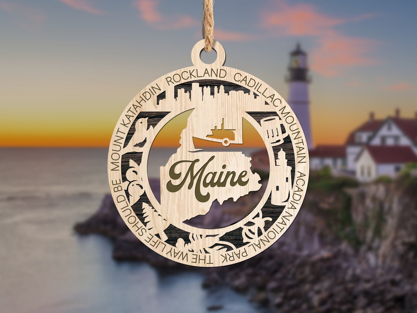Maine ornament