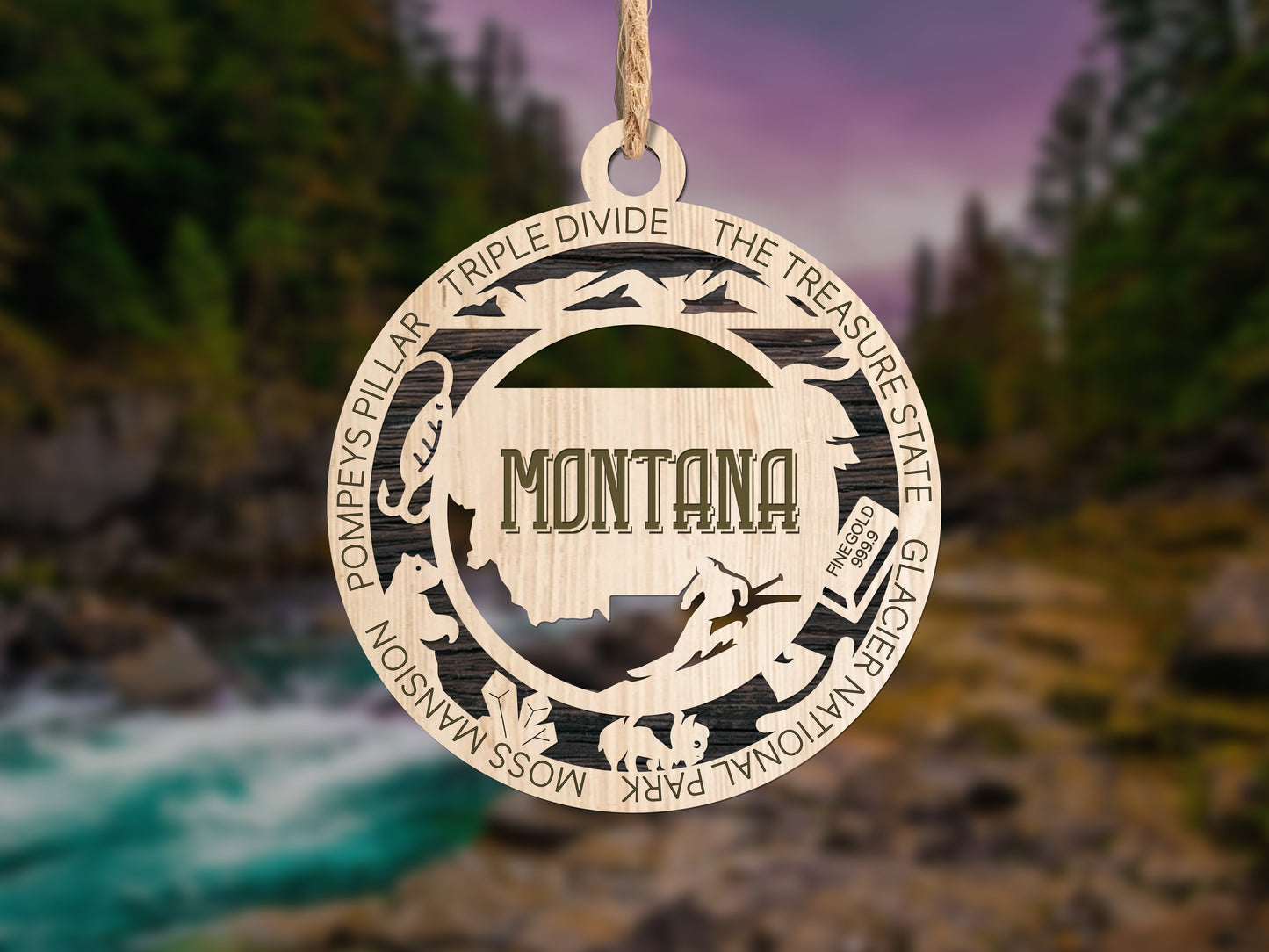 Montana ornament