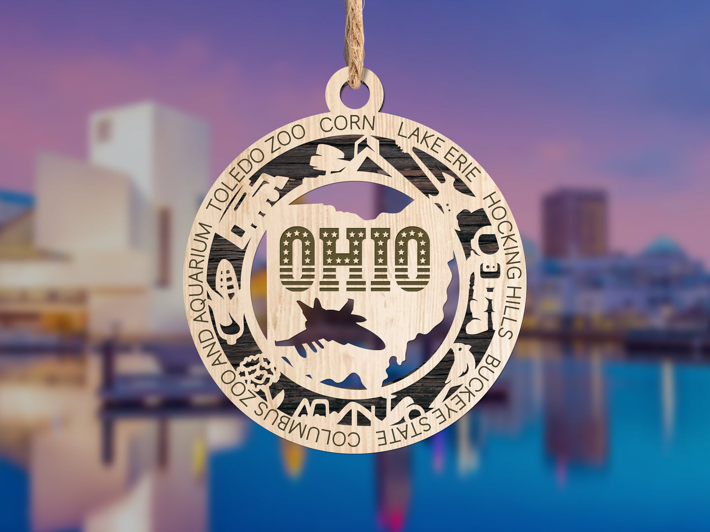 Ohio ornament