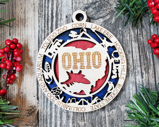 Ohio ornament