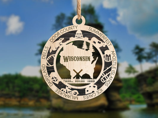 Wisconsin ornament