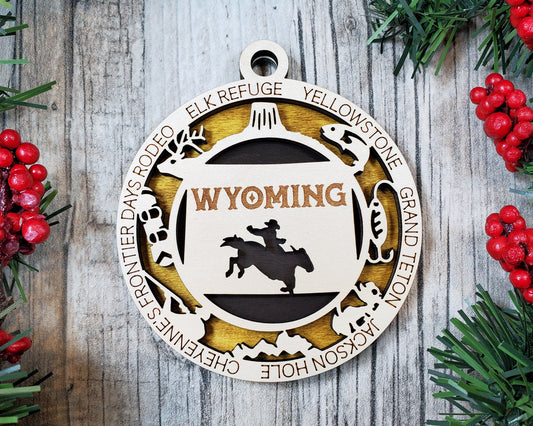 Wyoming ornament