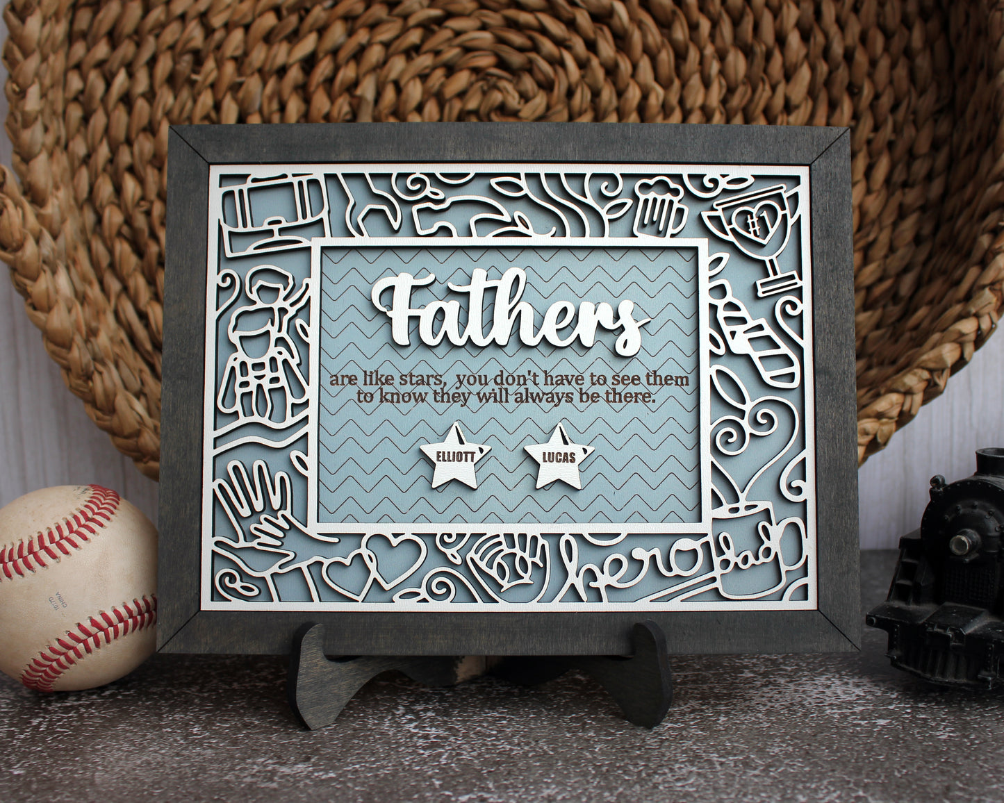 Personalized Father's day sign