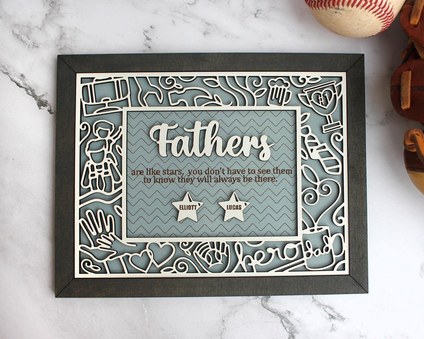 Personalized Father's day sign