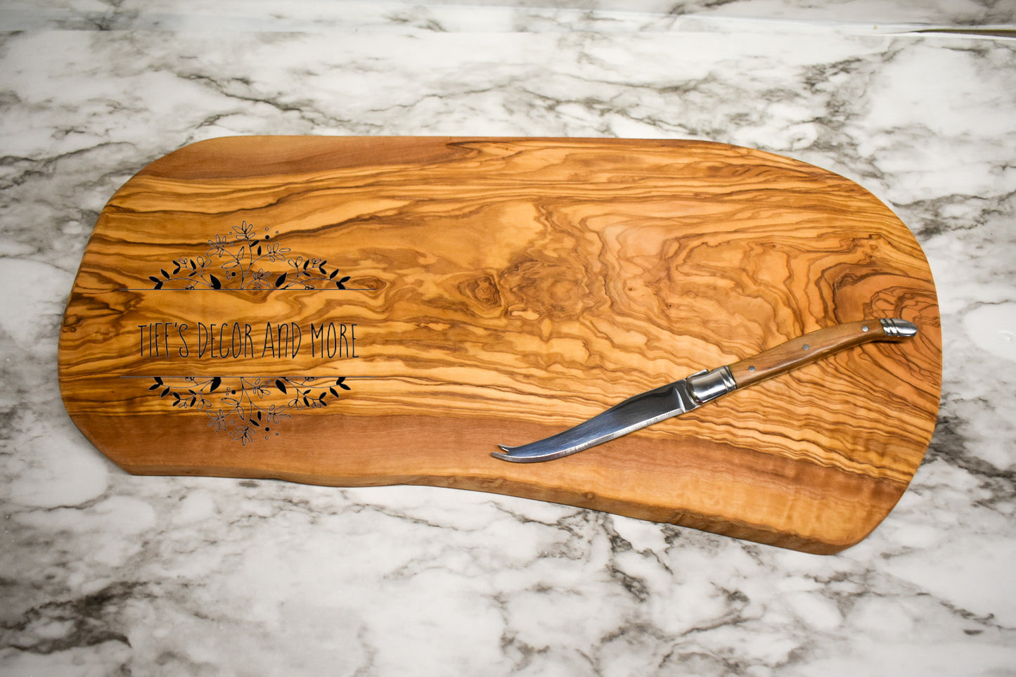 Olive wood cutting charcuterie board 18 inches