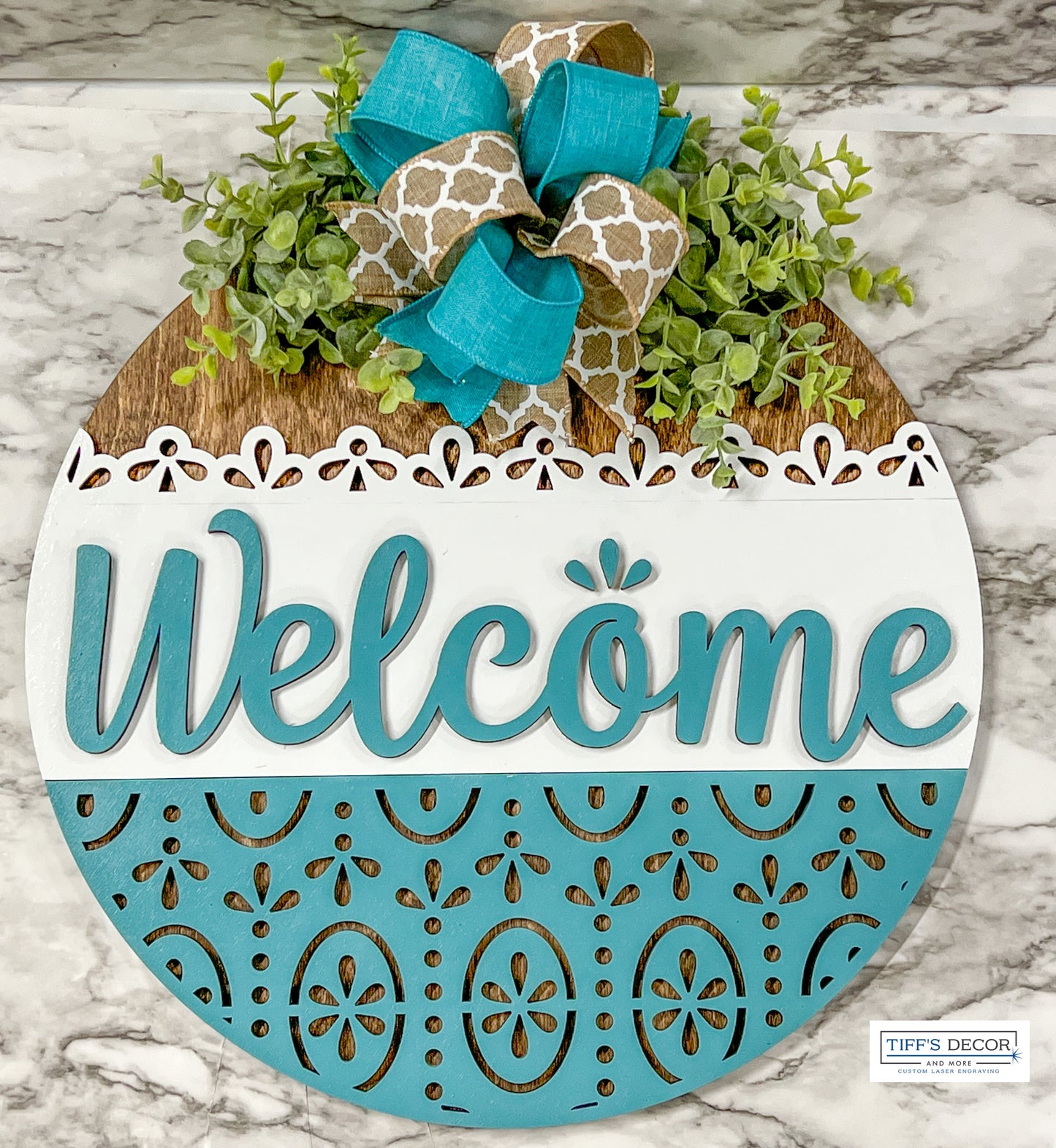 Vintage style Welcome DIY sign